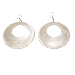 Pearl Shell Statement Earrings